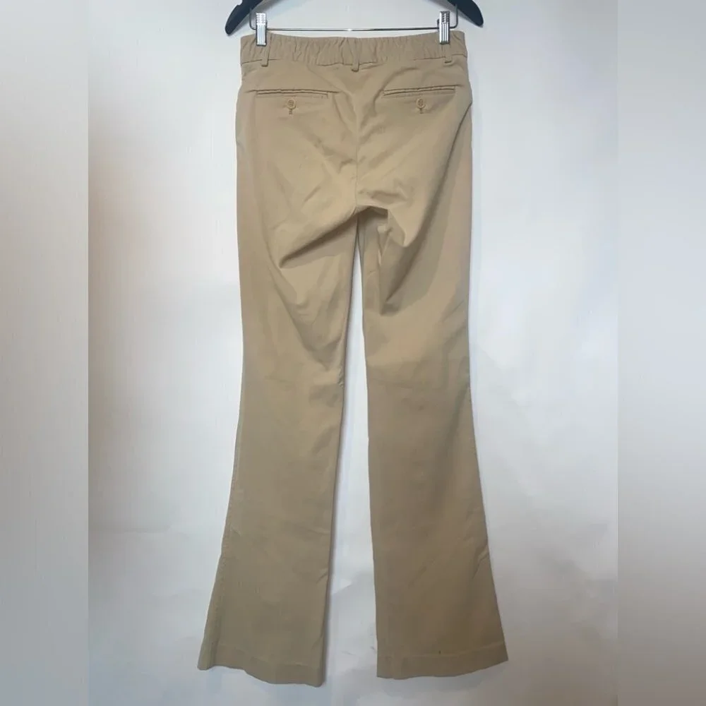Theory Khaki Wide‎ Leg Flare trouser Tall Long
